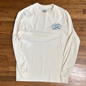 Great Lakes Unsalted long sleeve tee women’s cream white